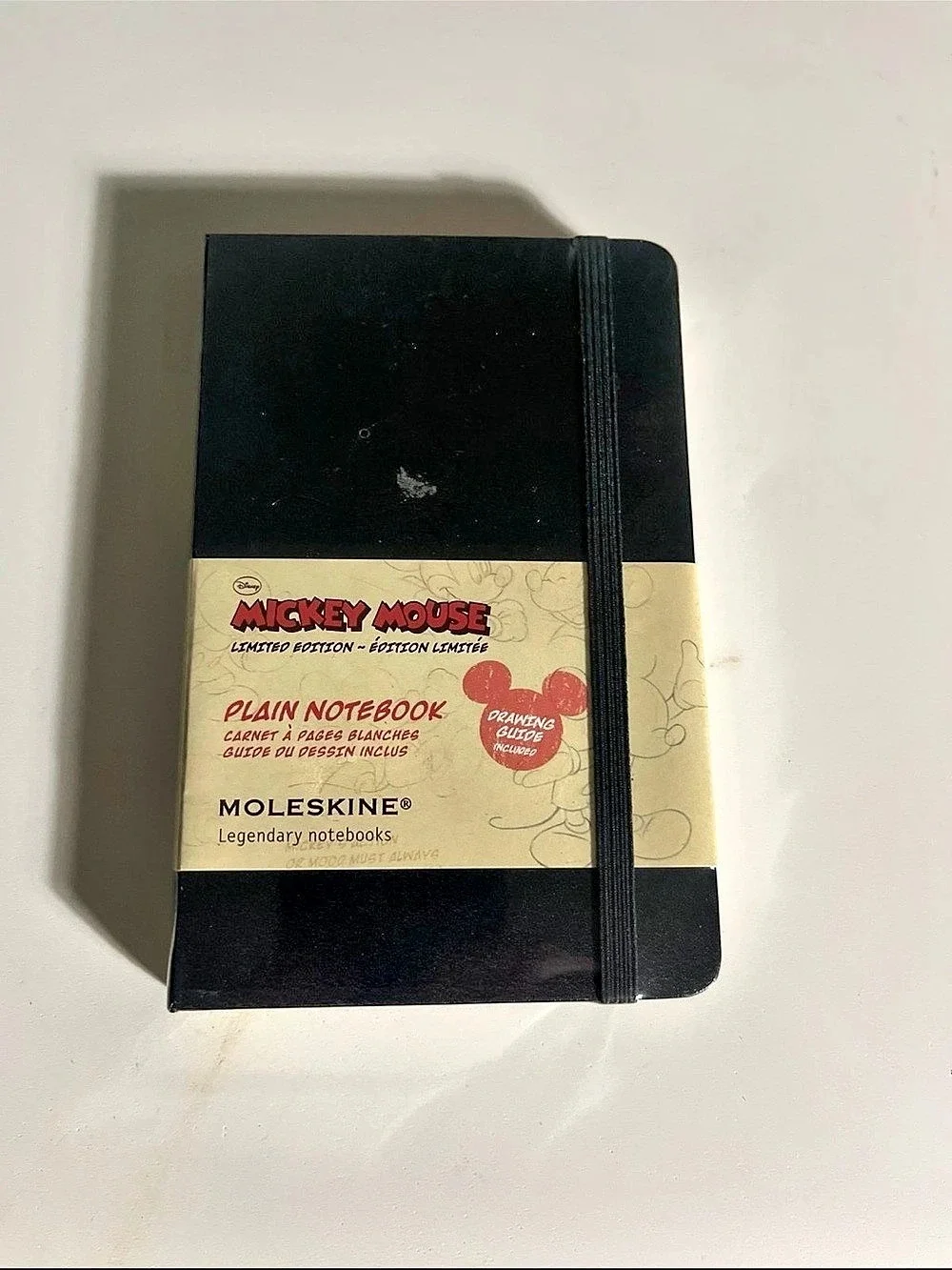 Moleskine Disney Mickey Mouse Limited Edition Pocket Plain Notebook Black